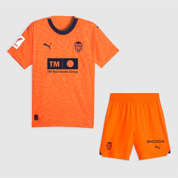 Trikot Valencia Ausweich Kinder 2023-24